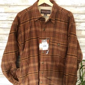 Moose Creek Men’s Flannel Jacket NWT sz L